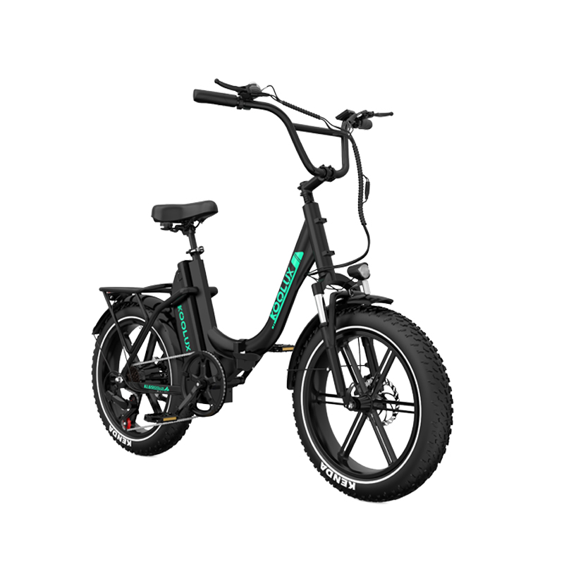 KOOLUX KL6S - Elektrische vouwfiets - 250W - 48V 15.6Ah Accu - 20X4 Inch Fatbike Banden - Zwart