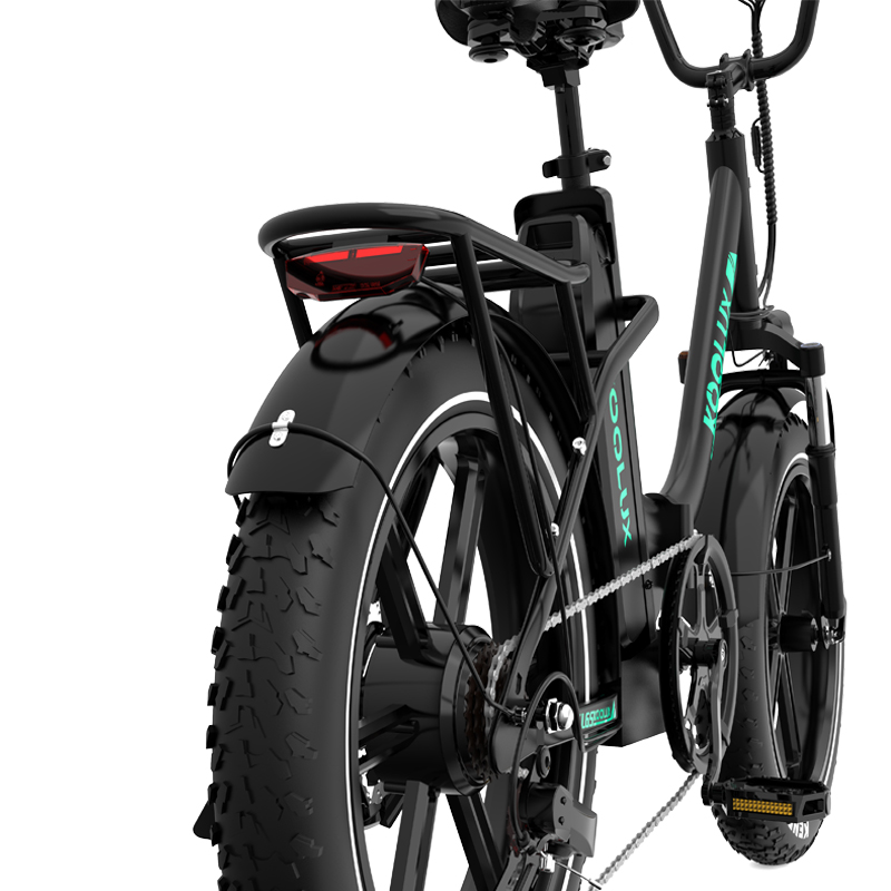 KOOLUX KL6S - Elektrische vouwfiets - 250W - 48V 15.6Ah Accu - 20X4 Inch Fatbike Banden - Zwart