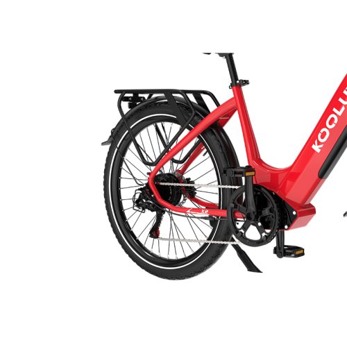KOOLUX X2 - 250W - 48V 15Ah Accu - 26X1.95 Inch Banden - Rood