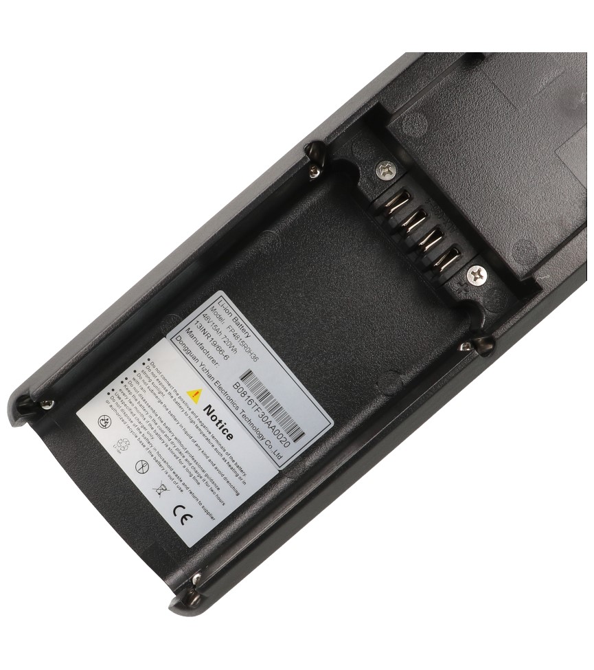 De FietsMan Accu 48V 15AH 720WH voor V8 - V8 2.0 en H9