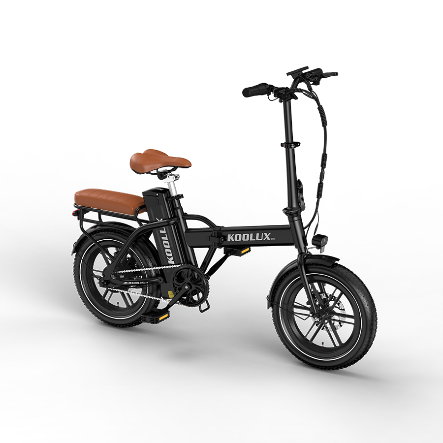 KOOLUX X10 - Elektrische Vouwfiets - 250W - 36V 13Ah Accu - 16X3 Inch Banden - Zwart