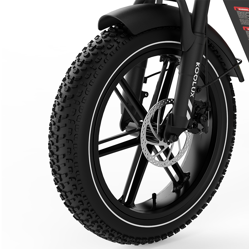 KOOLUX X9 Mini - 250W - 48V 13Ah Accu - 16X4 Inch Fatbike Banden - Zwart