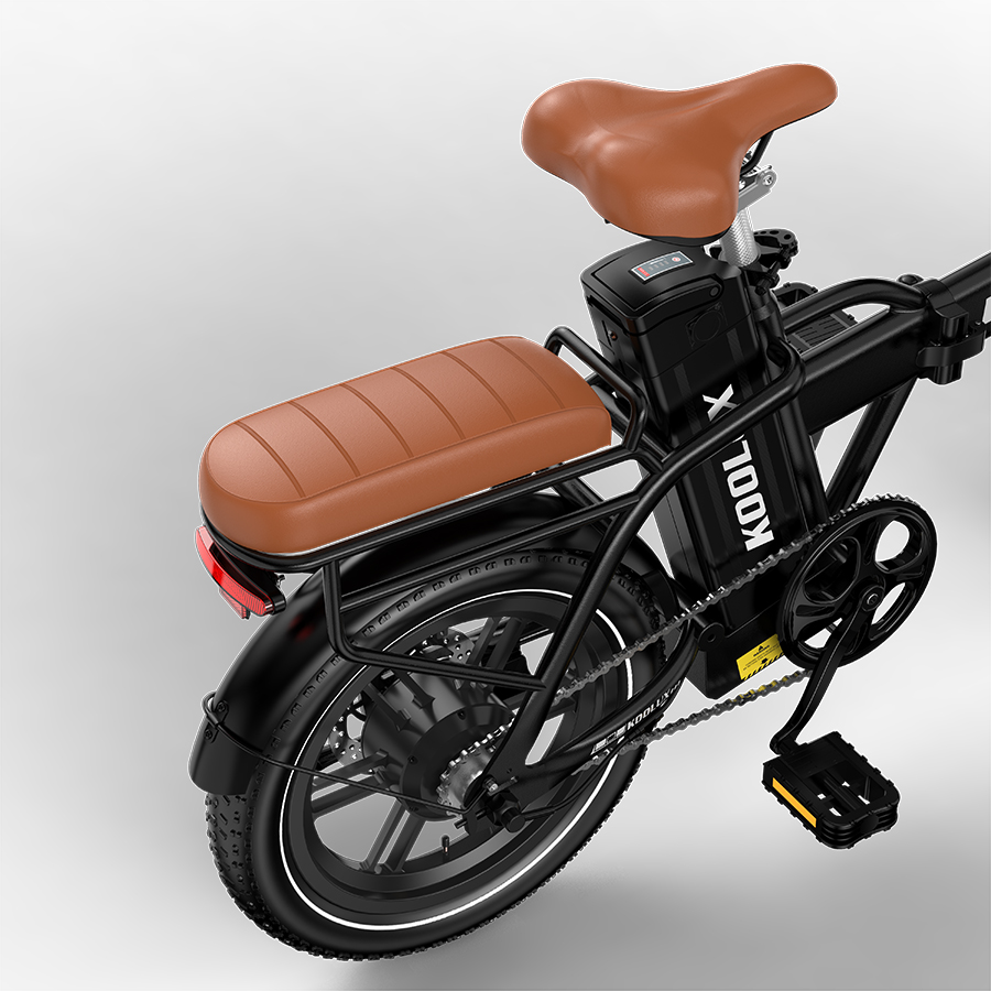 KOOLUX X10 - Elektrische Vouwfiets - 250W - 36V 13Ah Accu - 16X3 Inch Banden - Zwart