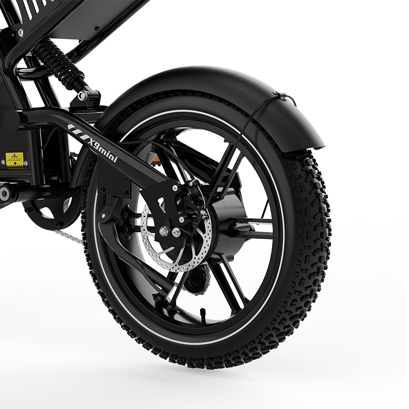 KOOLUX X9 Mini - 250W - 48V 13Ah Accu - 16X4 Inch Fatbike Banden - Zwart
