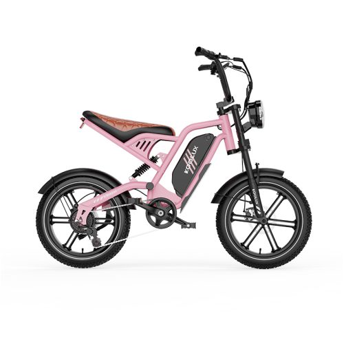KOOLUX X9 Mini - 250W - 48V 13Ah Accu - 16X4 Inch Fatbike Banden - Roze
