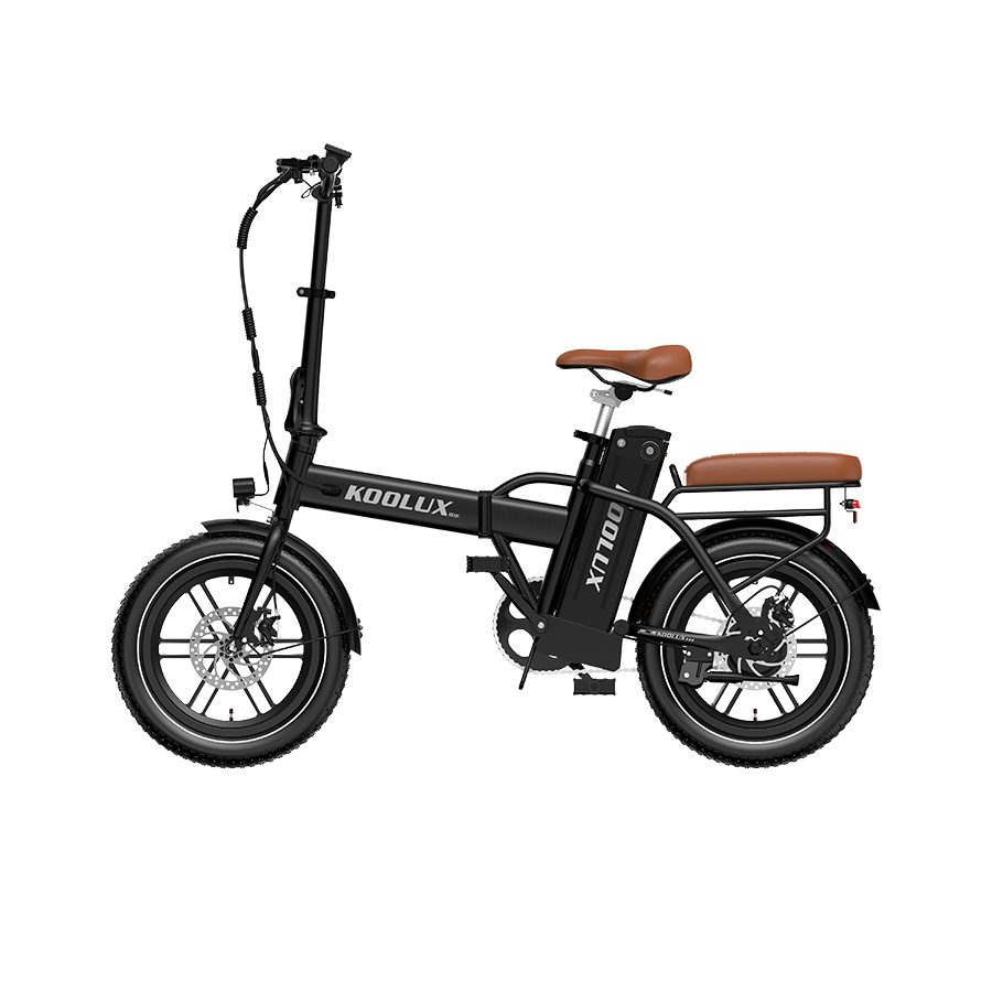KOOLUX X10 - Elektrische Vouwfiets - 250W - 36V 13Ah Accu - 16X3 Inch Banden - Zwart