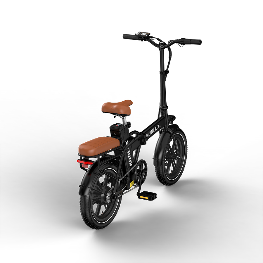KOOLUX X10 - Elektrische Vouwfiets - 250W - 36V 13Ah Accu - 16X3 Inch Banden - Zwart