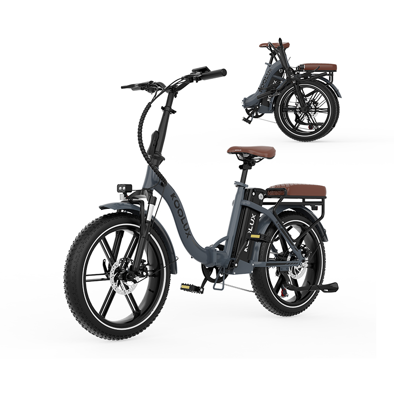 KOOLUX X16 - Elektrische vouwfiets - 250W - 48V 15.6Ah Accu - 20X3 Inch Banden - Grijs