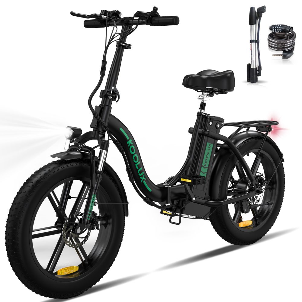 KOOLUX BK6 - Elektrische vouwfiets - 250W - 48V 13Ah Accu - 20X4 Inch Fatbike Banden - Grijs