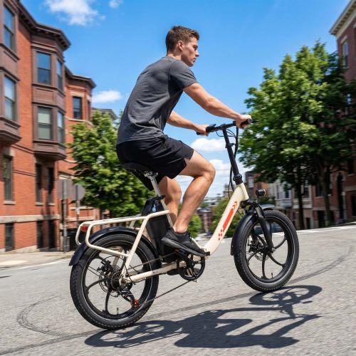 Maxtron MULE - Elektrische Vouwfiets - 20 inch - 250W Motor - 48V 20Ah Accu - Wit