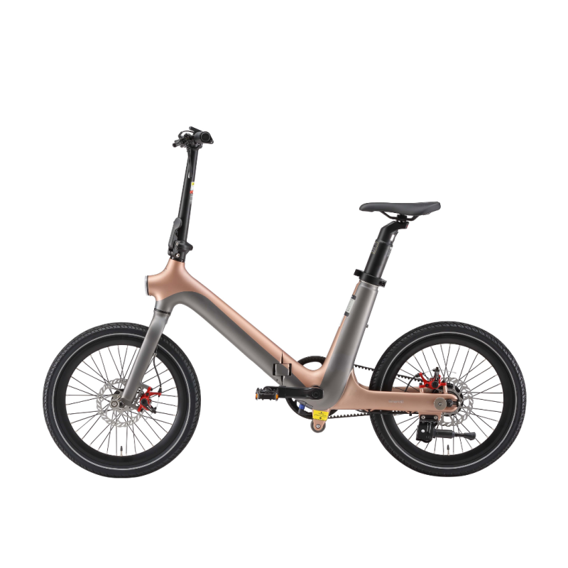 Maxtron Smart 30 – Elektrische Vouwfiets – 20 inch – 250W Motor – 36V 9.6Ah Accu – Goudgrijs