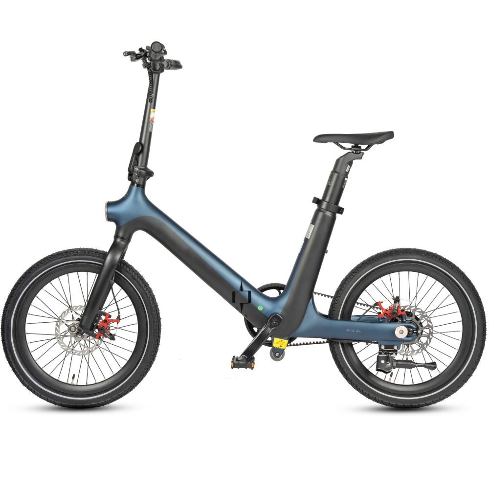 Maxtron Smart 30 - Elektrische Vouwfiets - 20 inch - 250W Motor - 36V 9.6Ah Accu - Blauw/Zwart