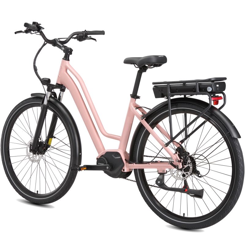 Maxtron Urban 8 - Elektrische Fiets - 28 inch - 250W Motor - 48V 15.6Ah Accu -Roze
